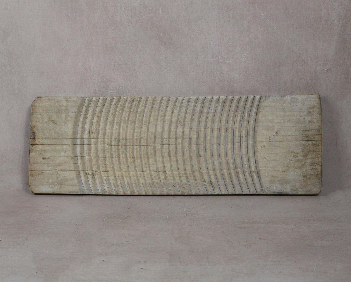 Vintage Elm Wooden Washboard - 26