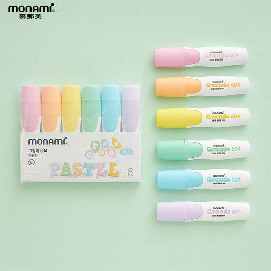 Monami Grange Highlighter - 6 Colour Set