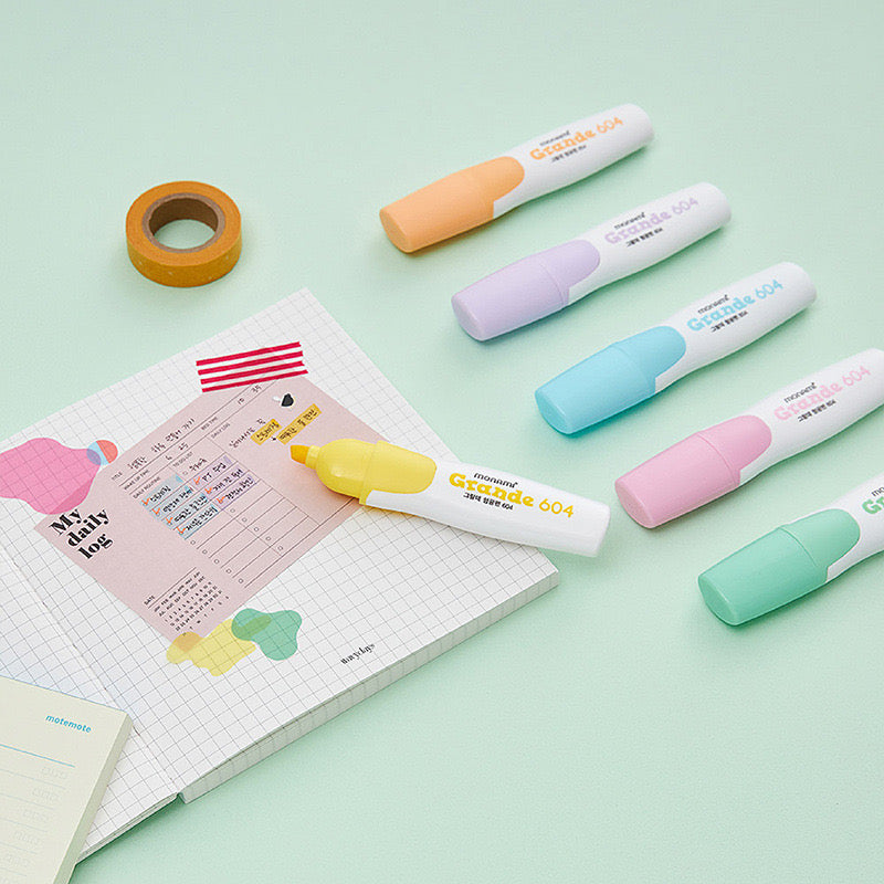 Monami Grange Highlighter - 6 Colour Set