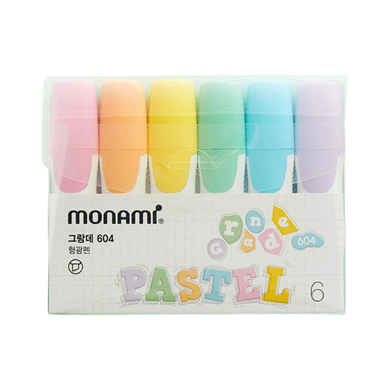 Monami Grange Highlighter - 6 Colour Set