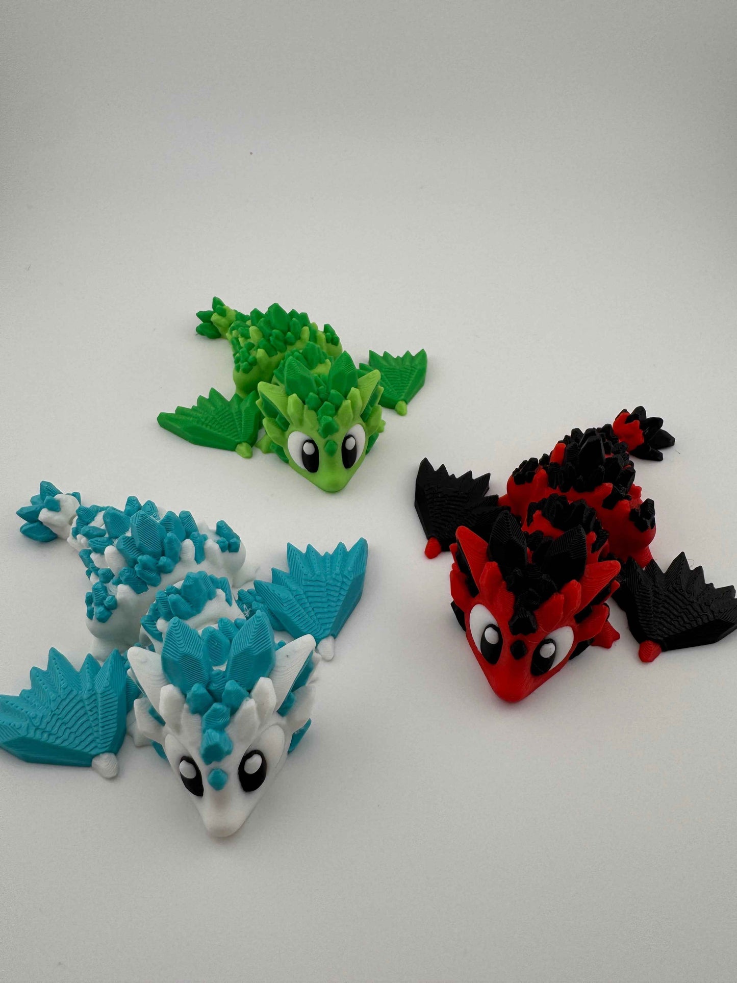 Baby Crystal Dragon and matching eggs