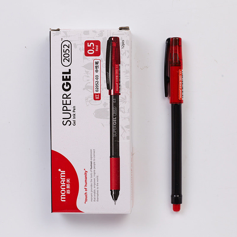 Monami Super Gel 0.5mm Fine Pen