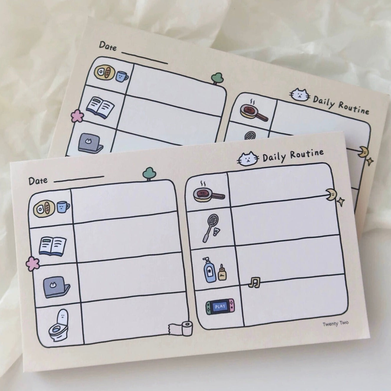 Twenty Two | Daily Routine Note