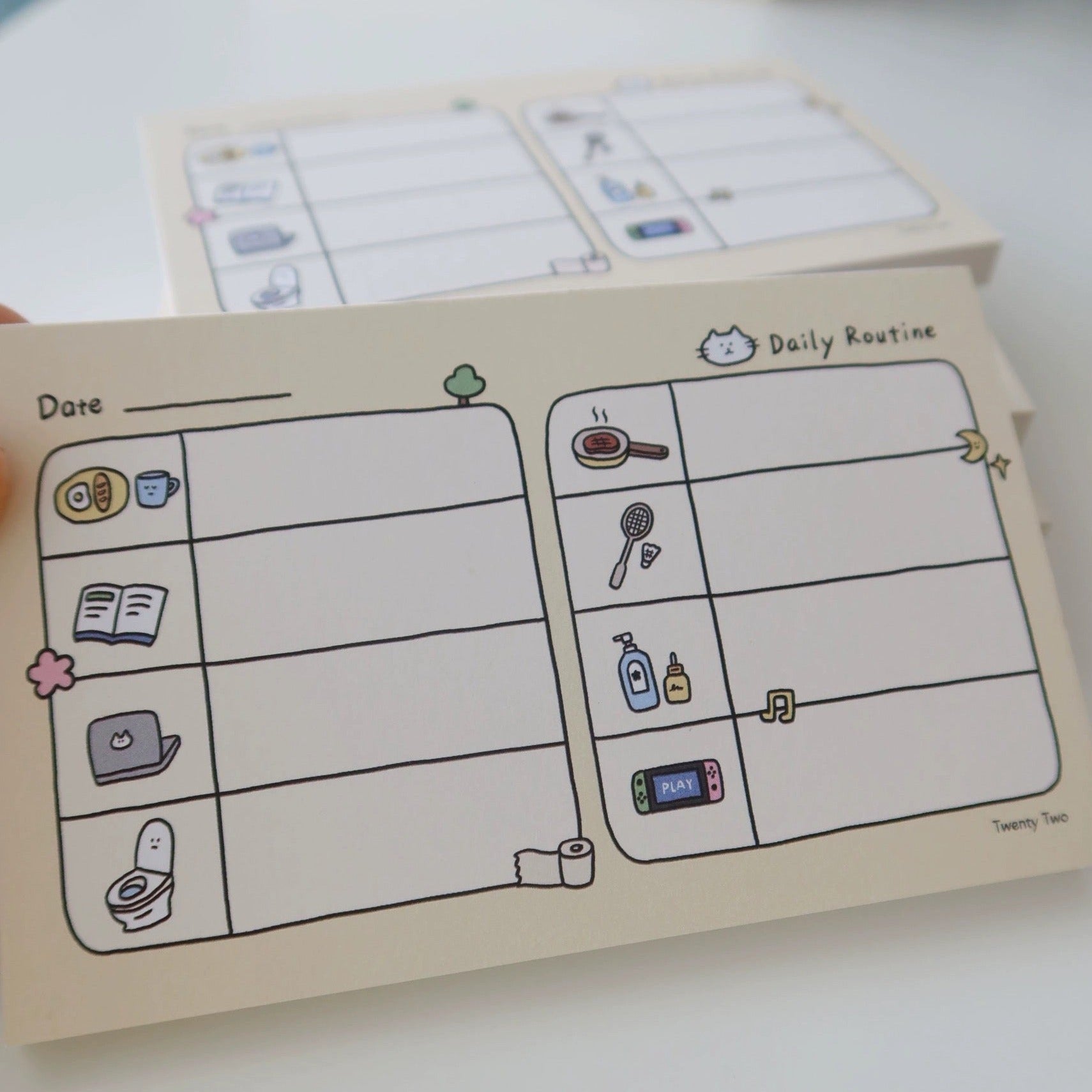 Twenty Two | Daily Routine Note