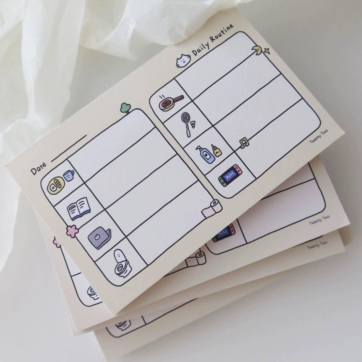 Twenty Two | Daily Routine Note