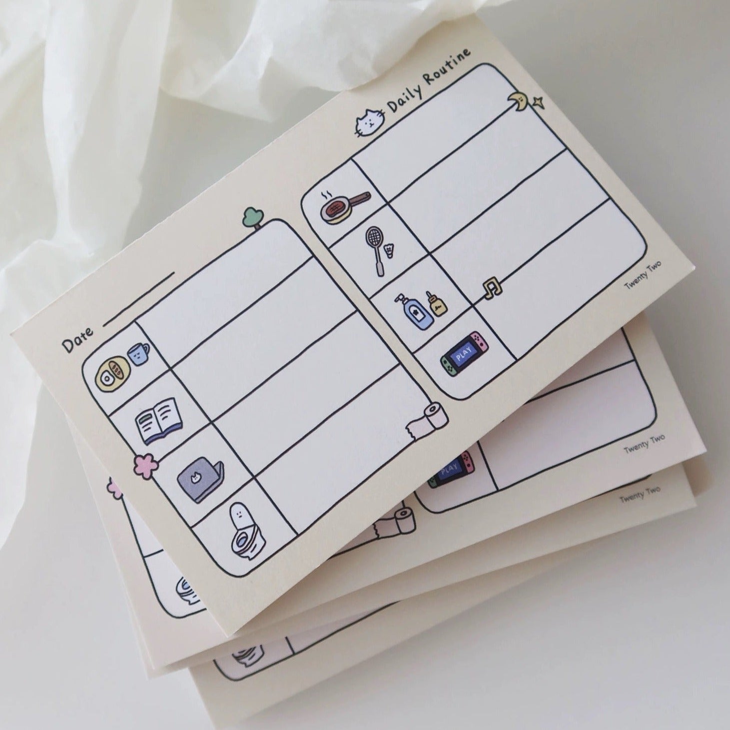 Twenty Two | Daily Routine Note