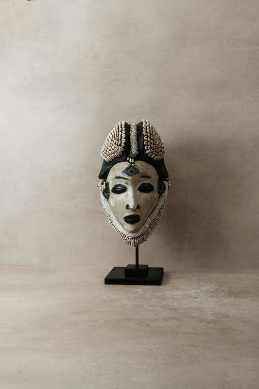 Beaded Punu Mask, Gabon - 6.2