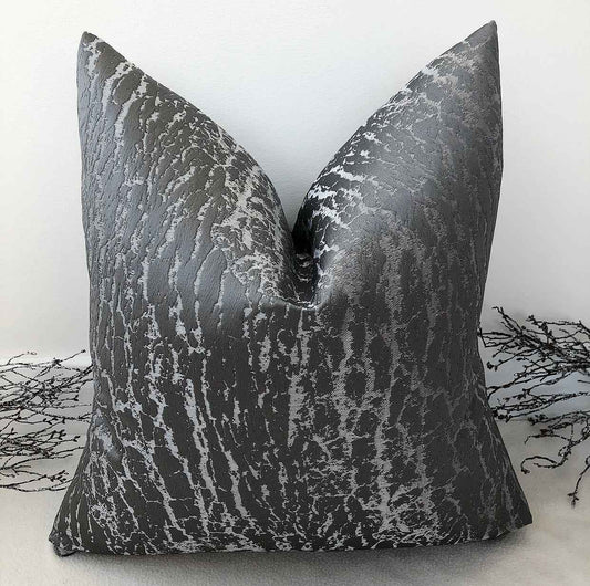 The Couture Cushion - The Tuleste Charcoal - Style No. 8