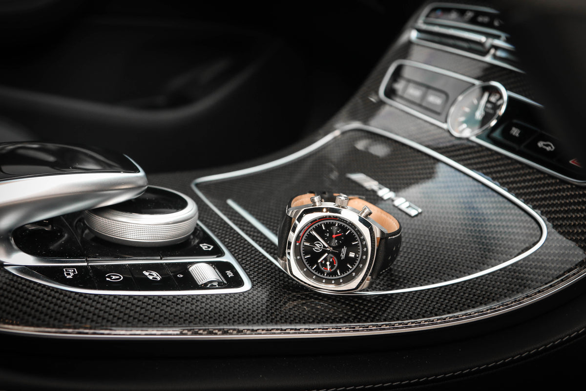 Classic Driver Chronograph, Black Strap