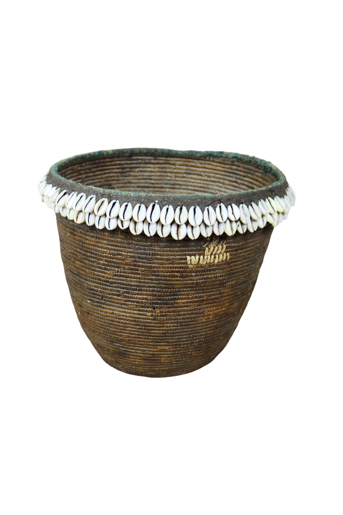 Vintage Tutsi Basket - Rwanda - with Cowrie shells - 106.10