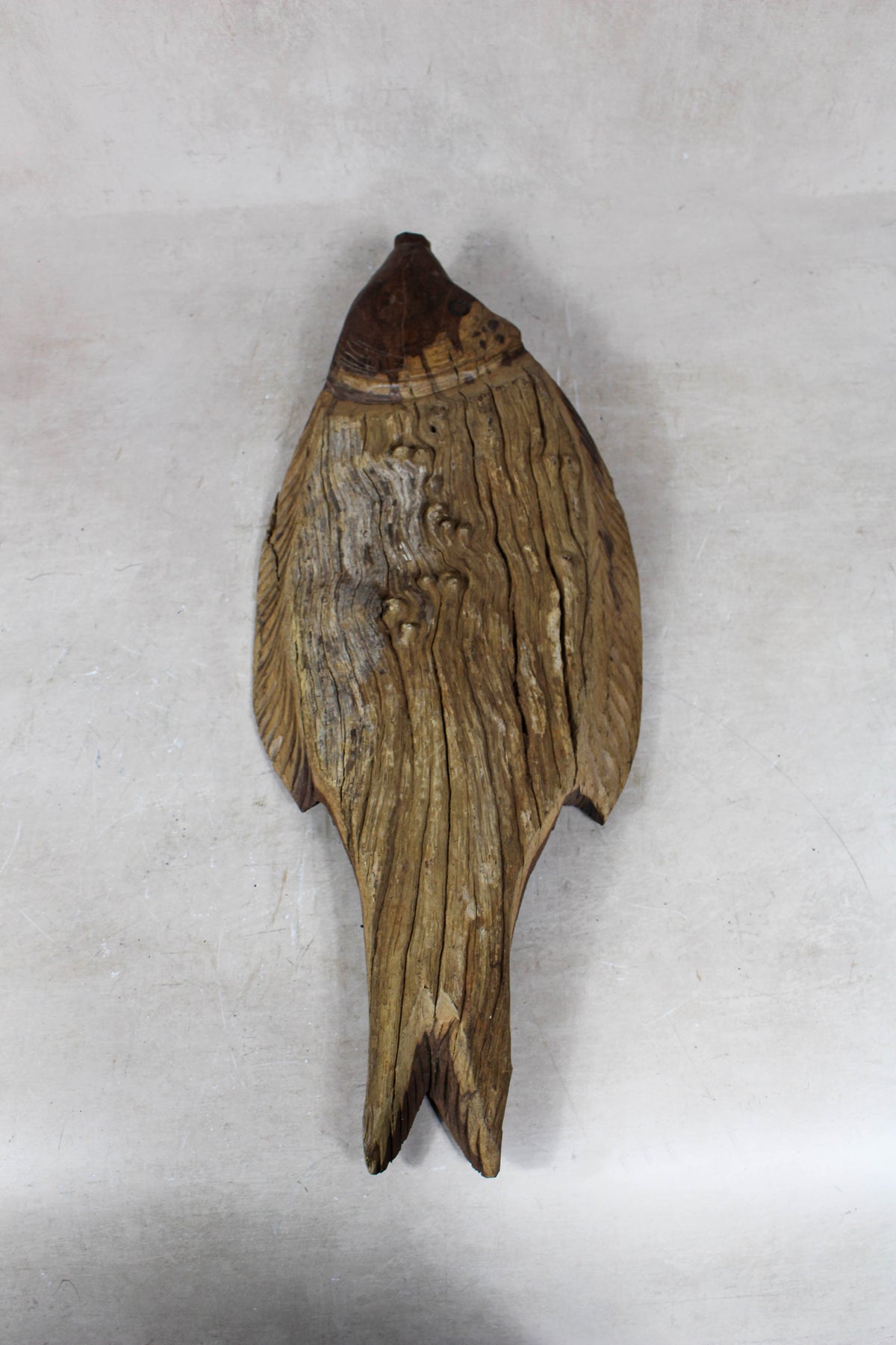 Driftwood Hand Carved Fish - 116.1