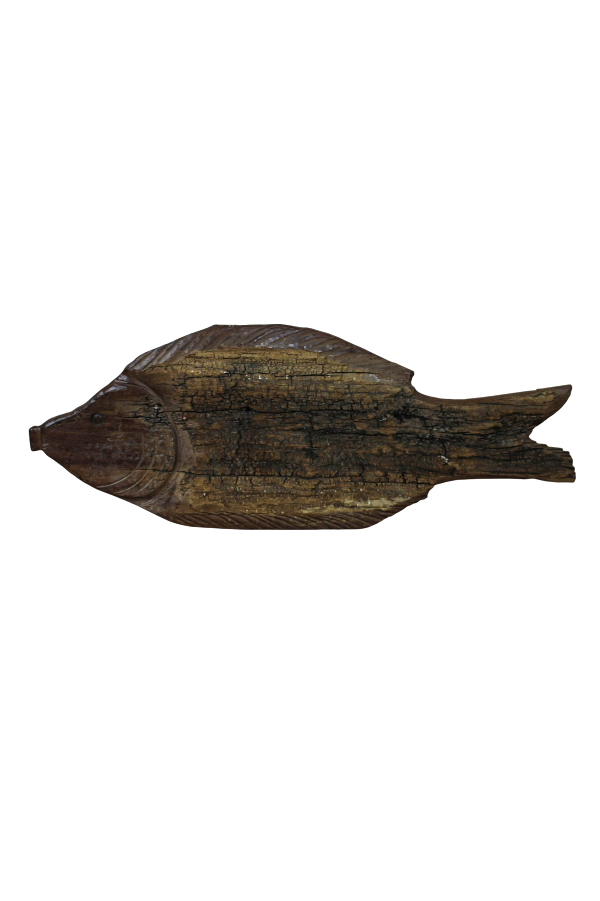 Driftwood Hand Carved Fish - 116.3