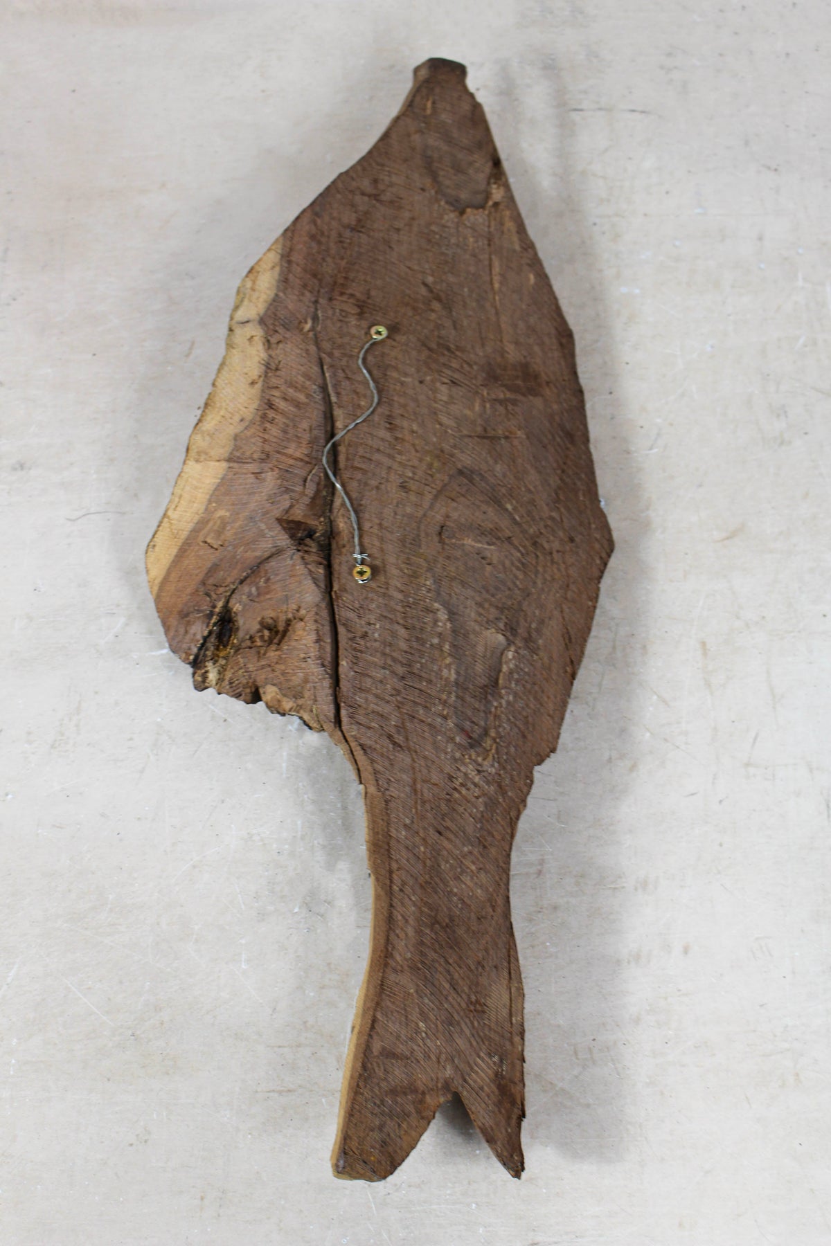 Driftwood Hand Carved Fish - 116.4