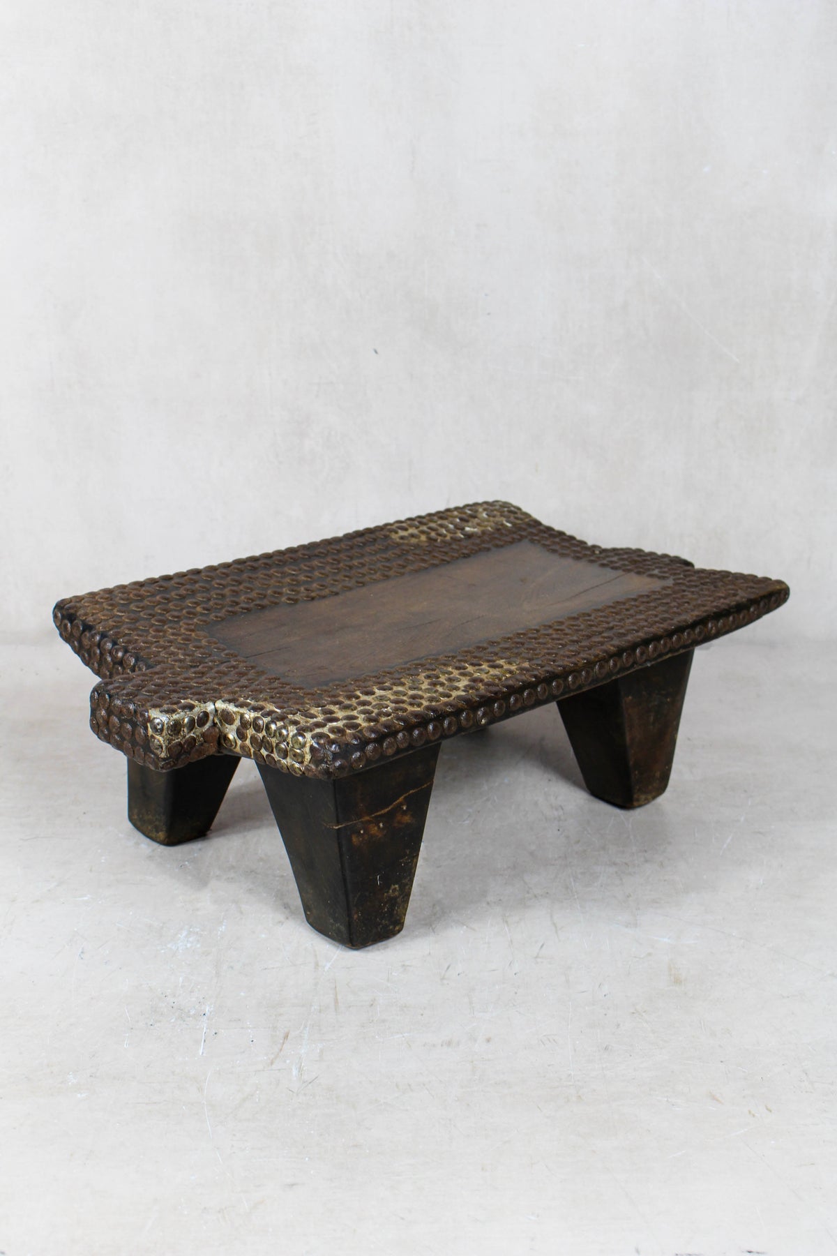 Vintage Ngombe Wood Table DRC 2.5