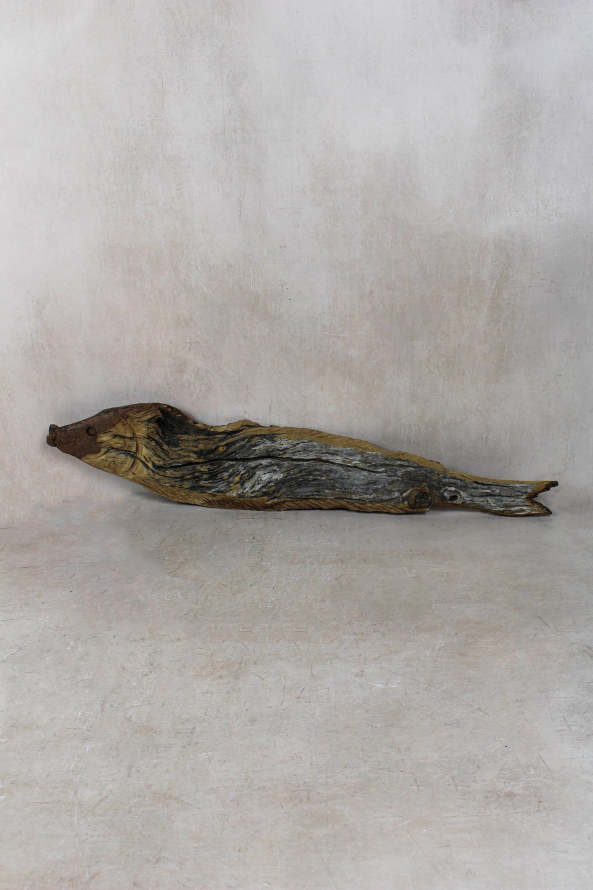Driftwood Hand Carved Fish - 116.5