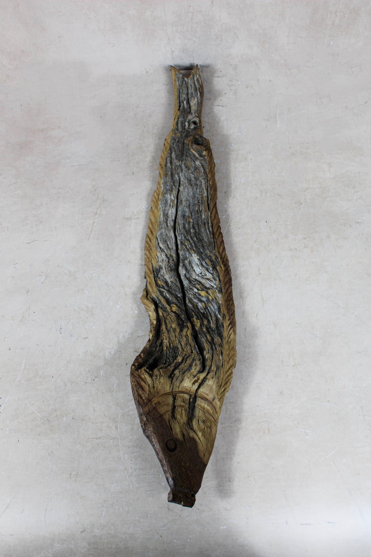 Driftwood Hand Carved Fish - 116.5