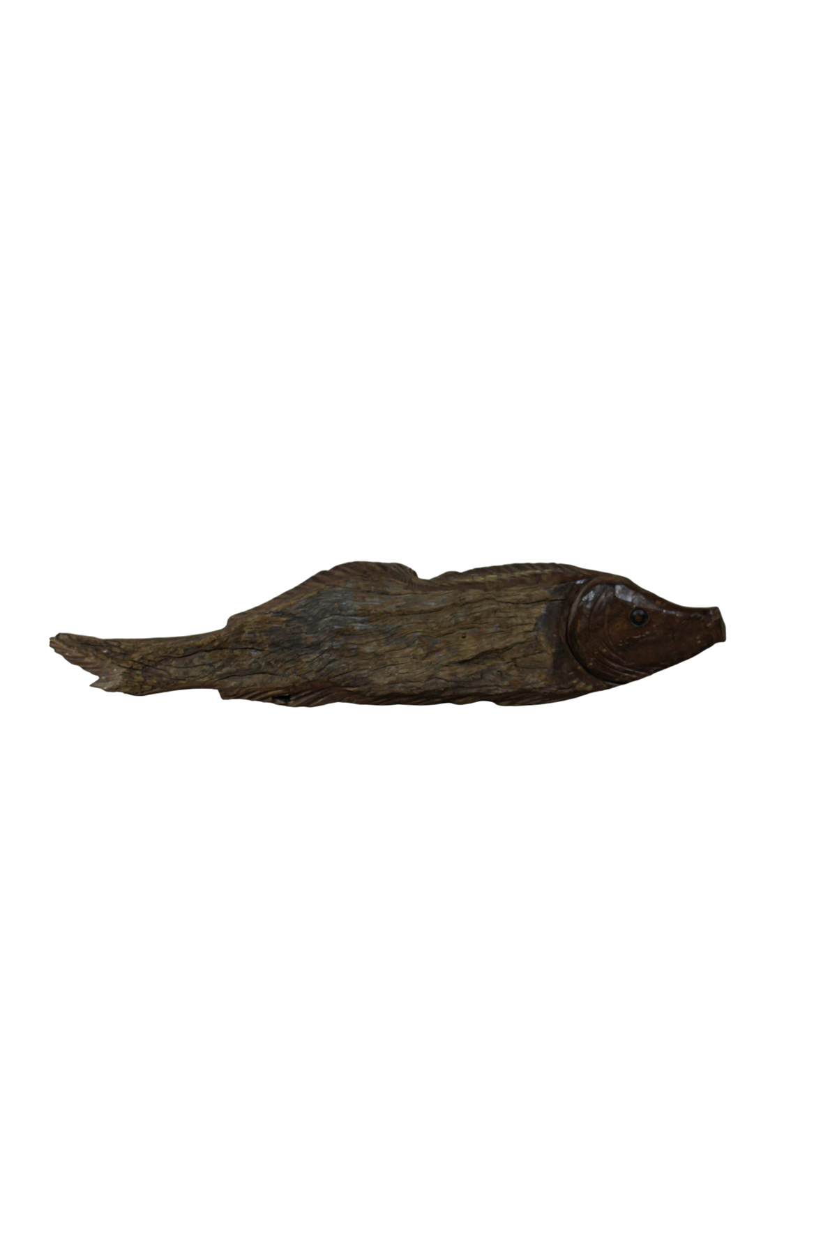 Driftwood Hand Carved Fish - 116.8