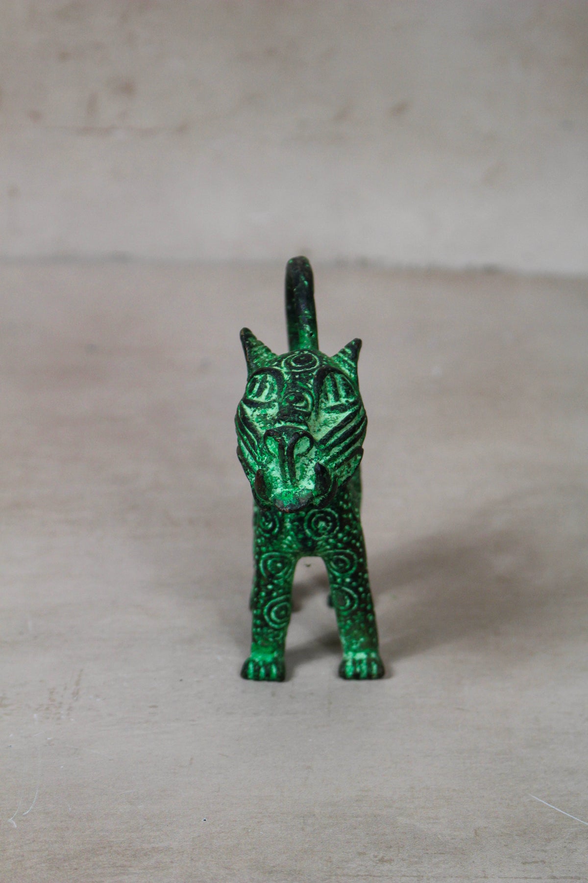 Benin Bronze Leopard sculpture - 56.19