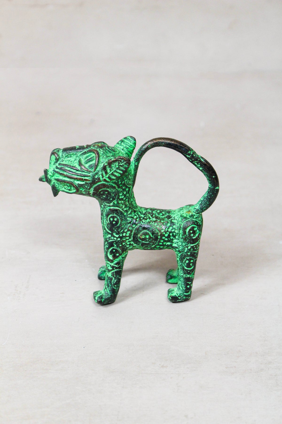 Benin Bronze Leopard sculpture - 56.22