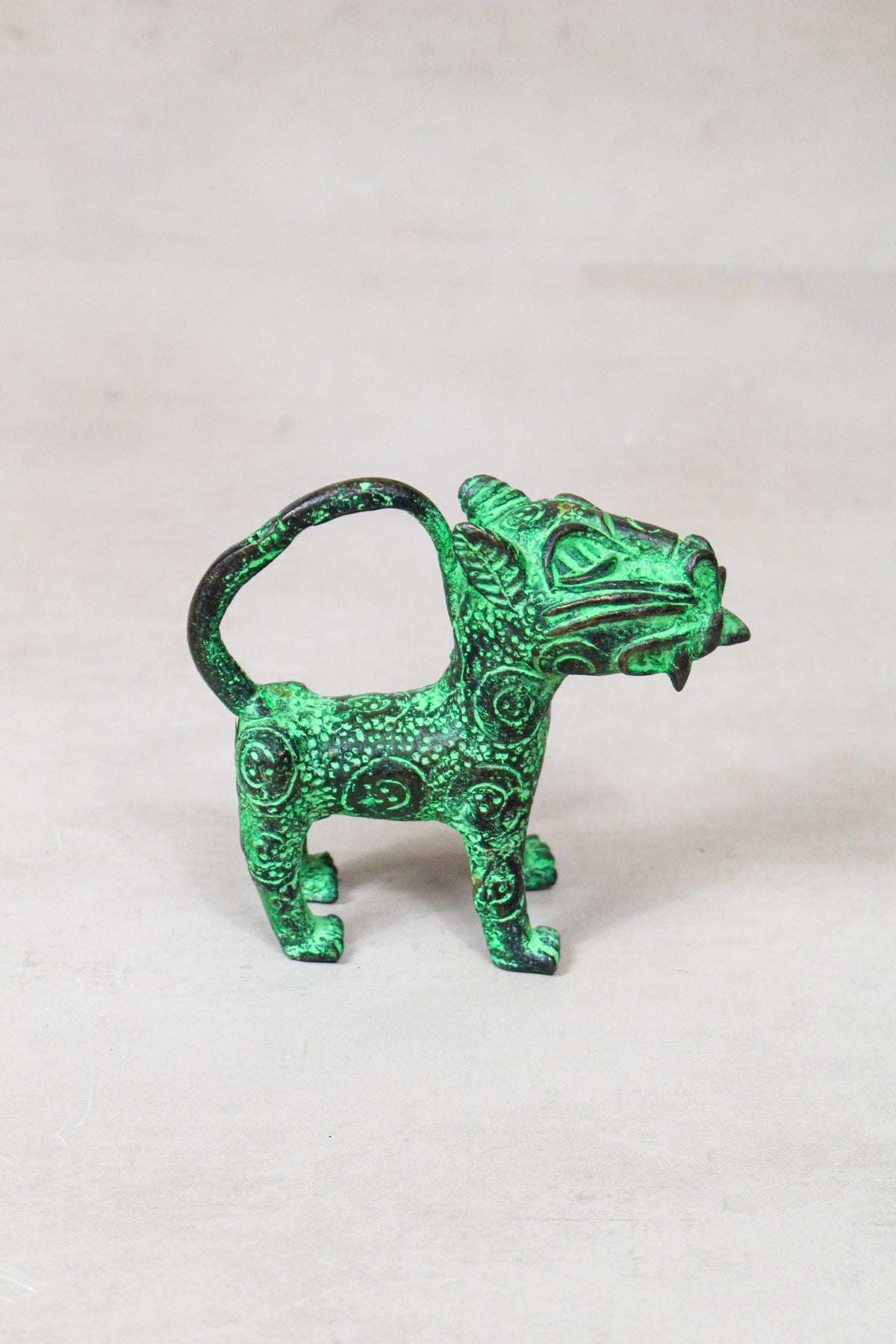 Benin Bronze Leopard sculpture - 56.22
