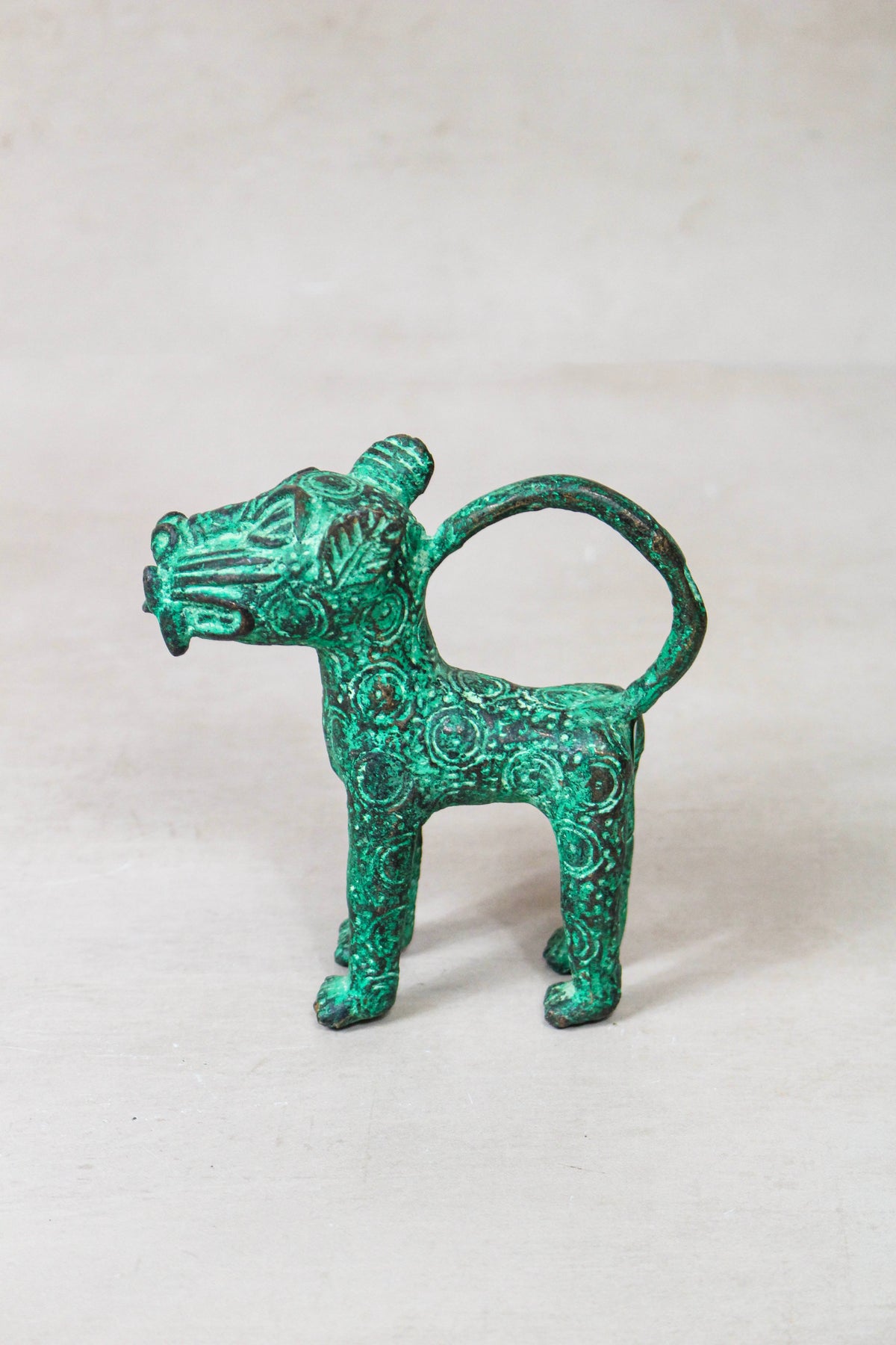 Benin Bronze Leopard sculpture - 56.23