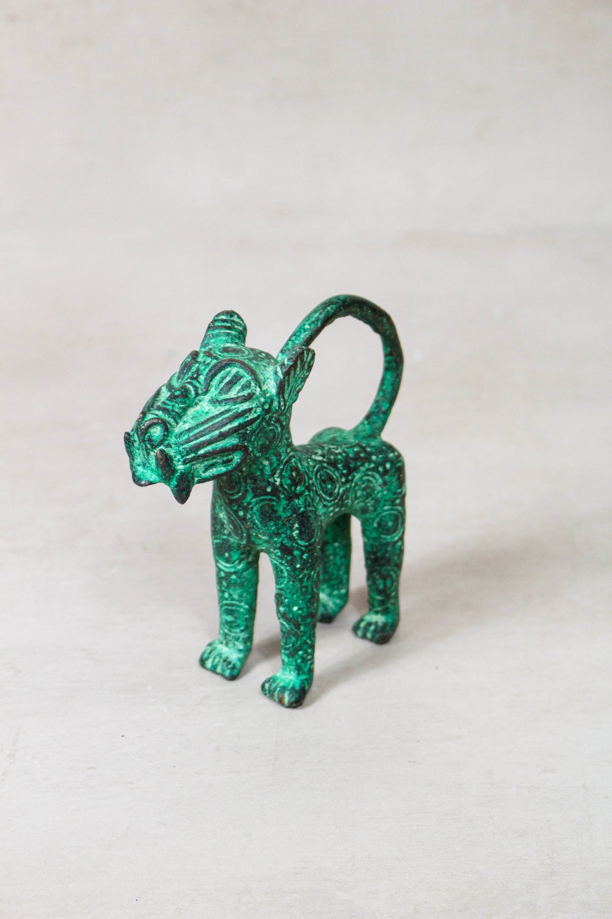 Benin Bronze Leopard sculpture - 56.23