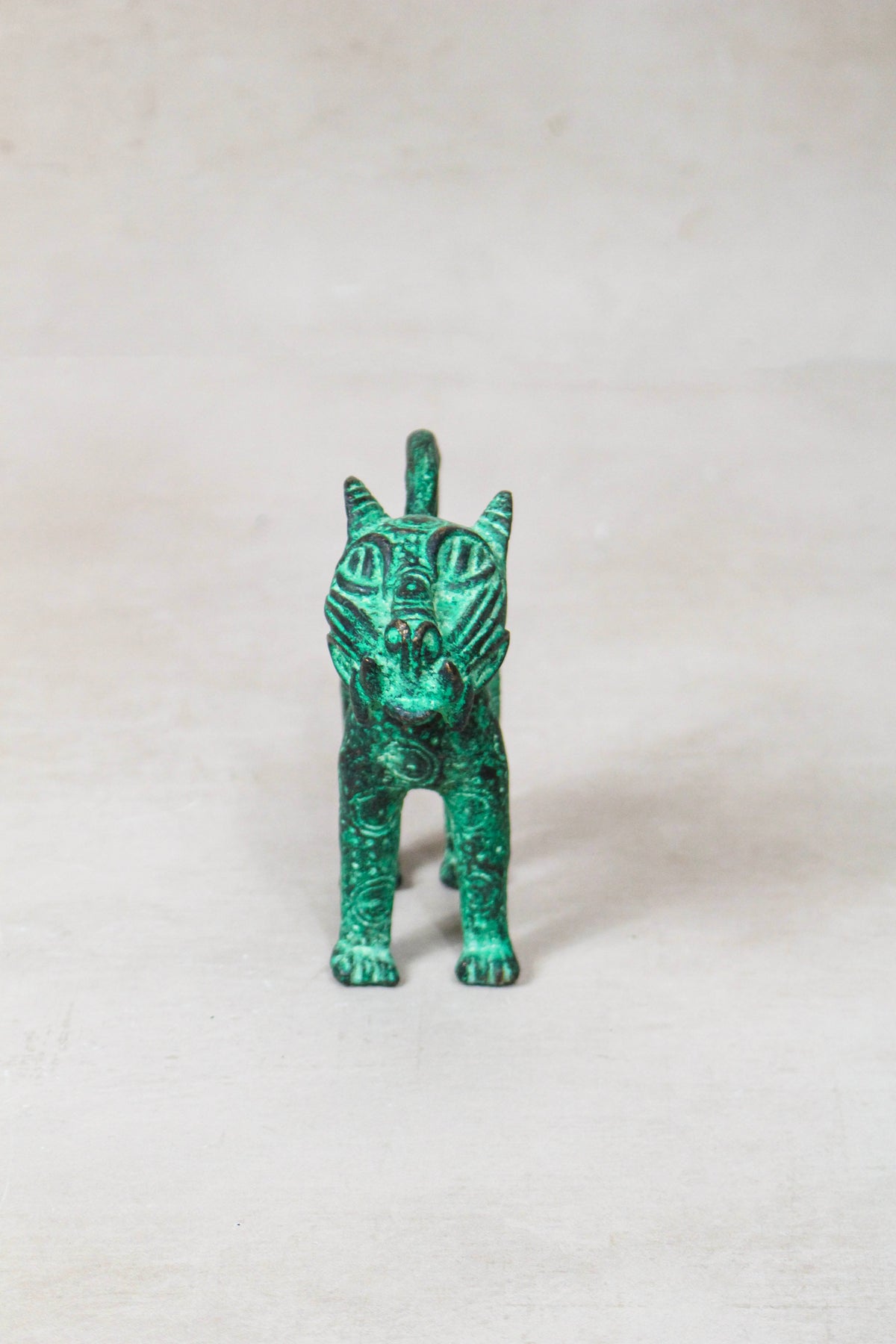 Benin Bronze Leopard sculpture - 56.23