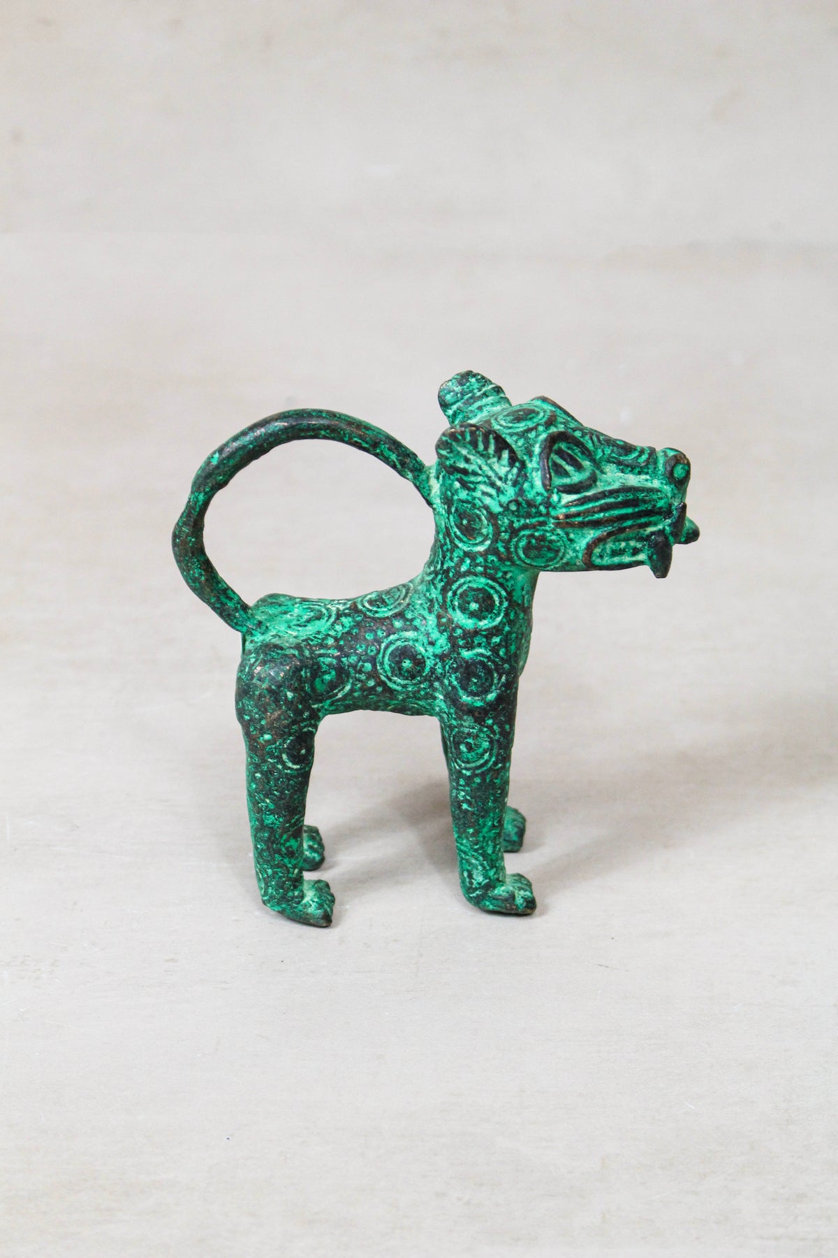 Benin Bronze Leopard sculpture - 56.23