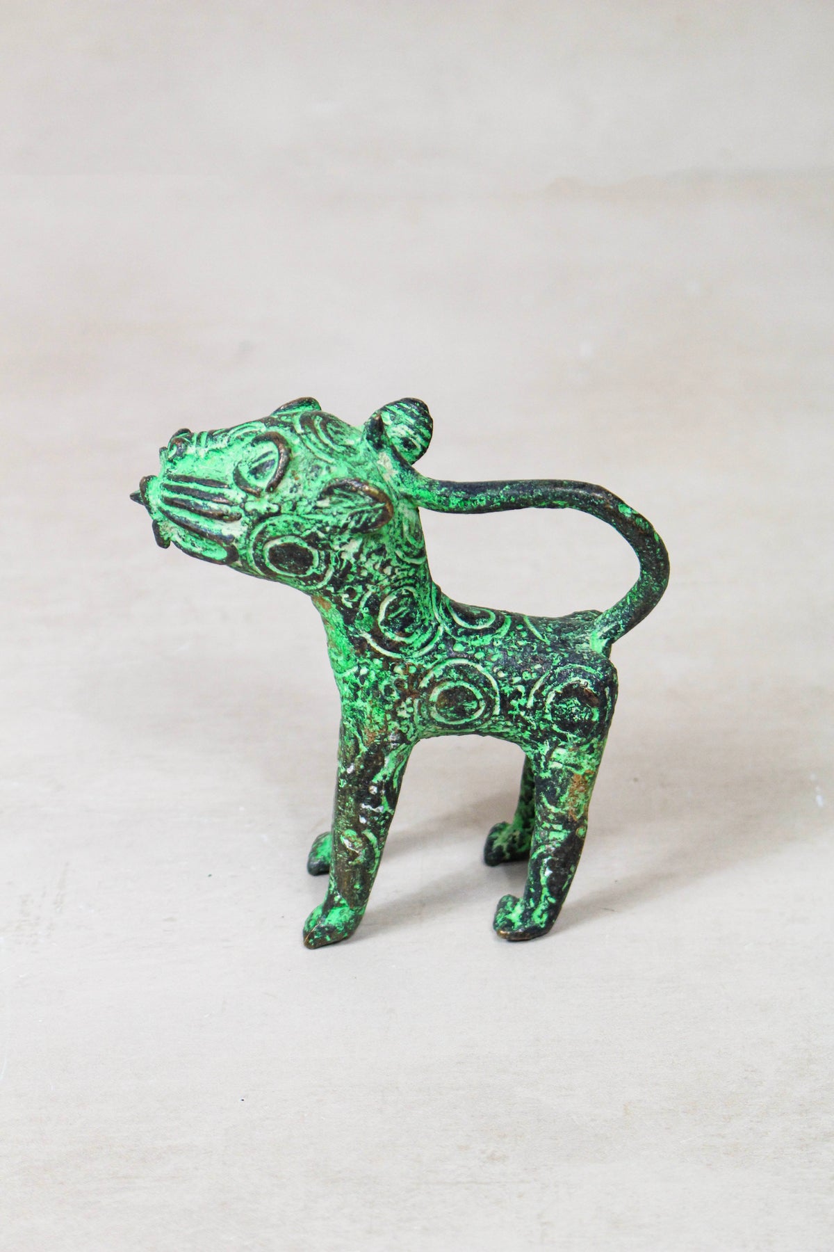 Benin Bronze Leopard sculpture - 56.24