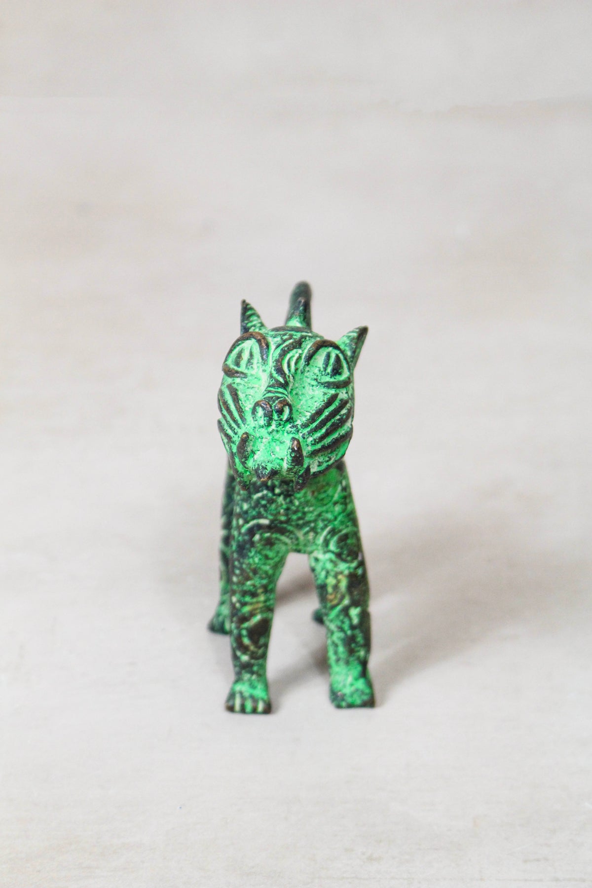 Benin Bronze Leopard sculpture - 56.24