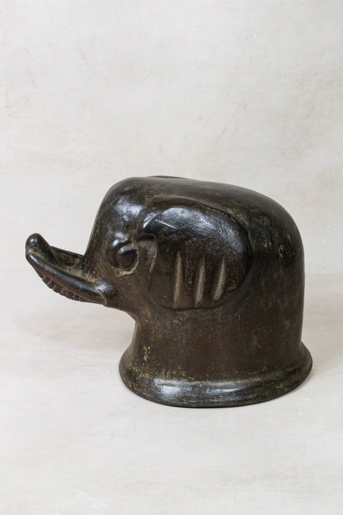 Mangbetu Elephant Head Sculpture - 234.2