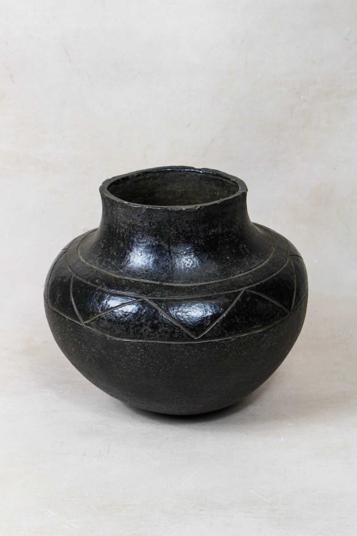 Vintage Shona Pot - Black - 222.1