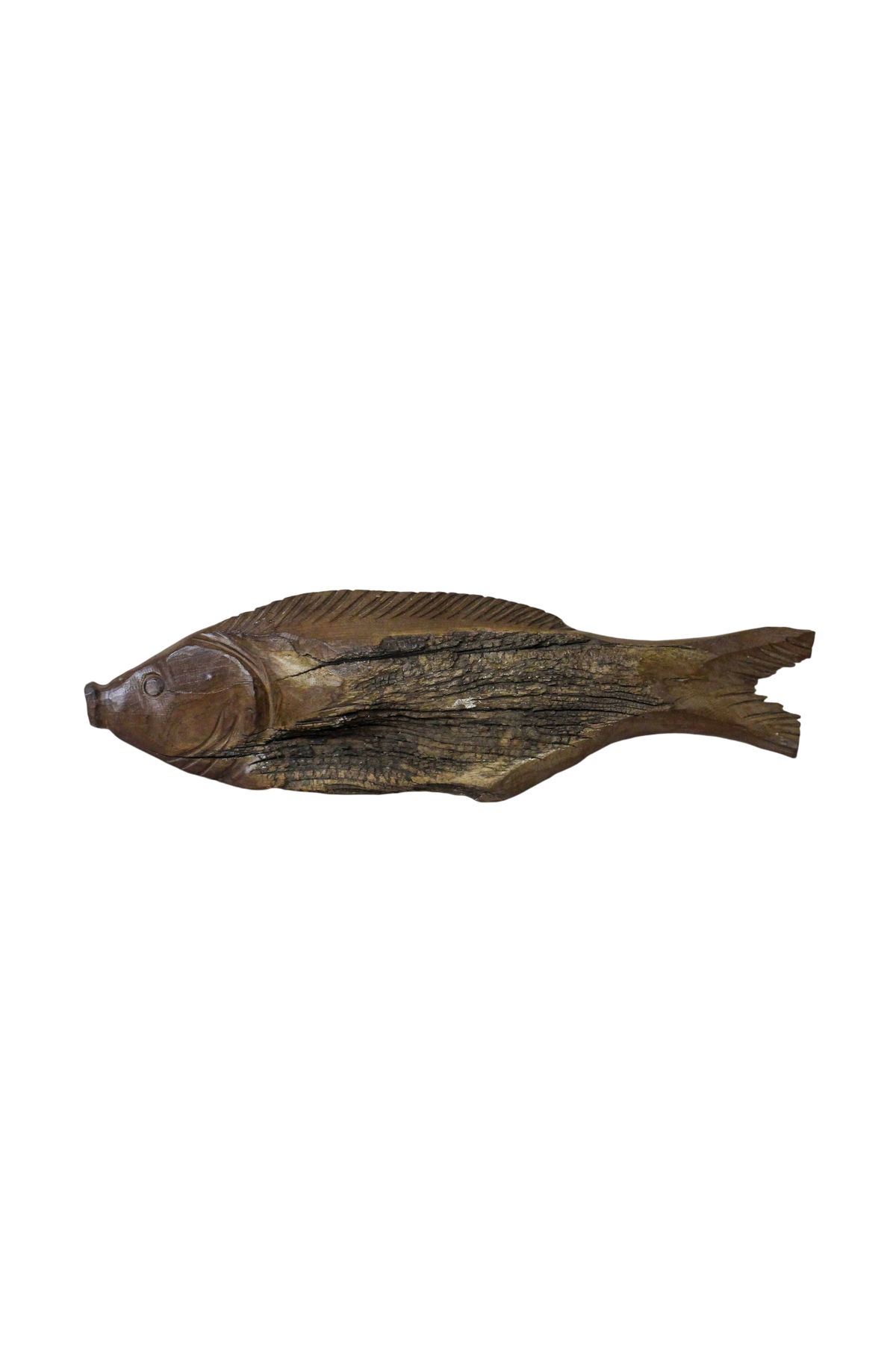 Driftwood Hand Carved Fish - 116.10