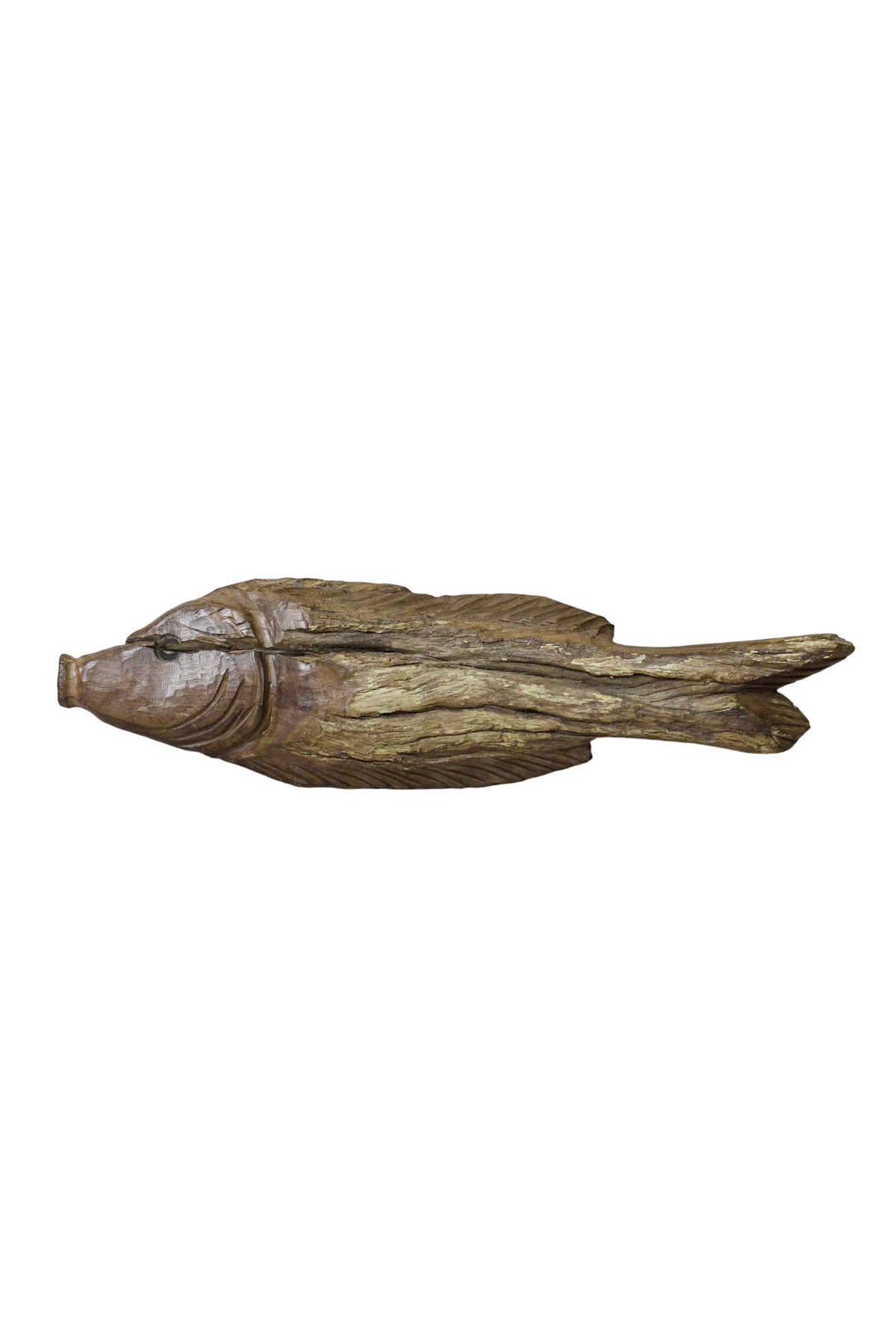 Driftwood Hand Carved Fish - 116.11