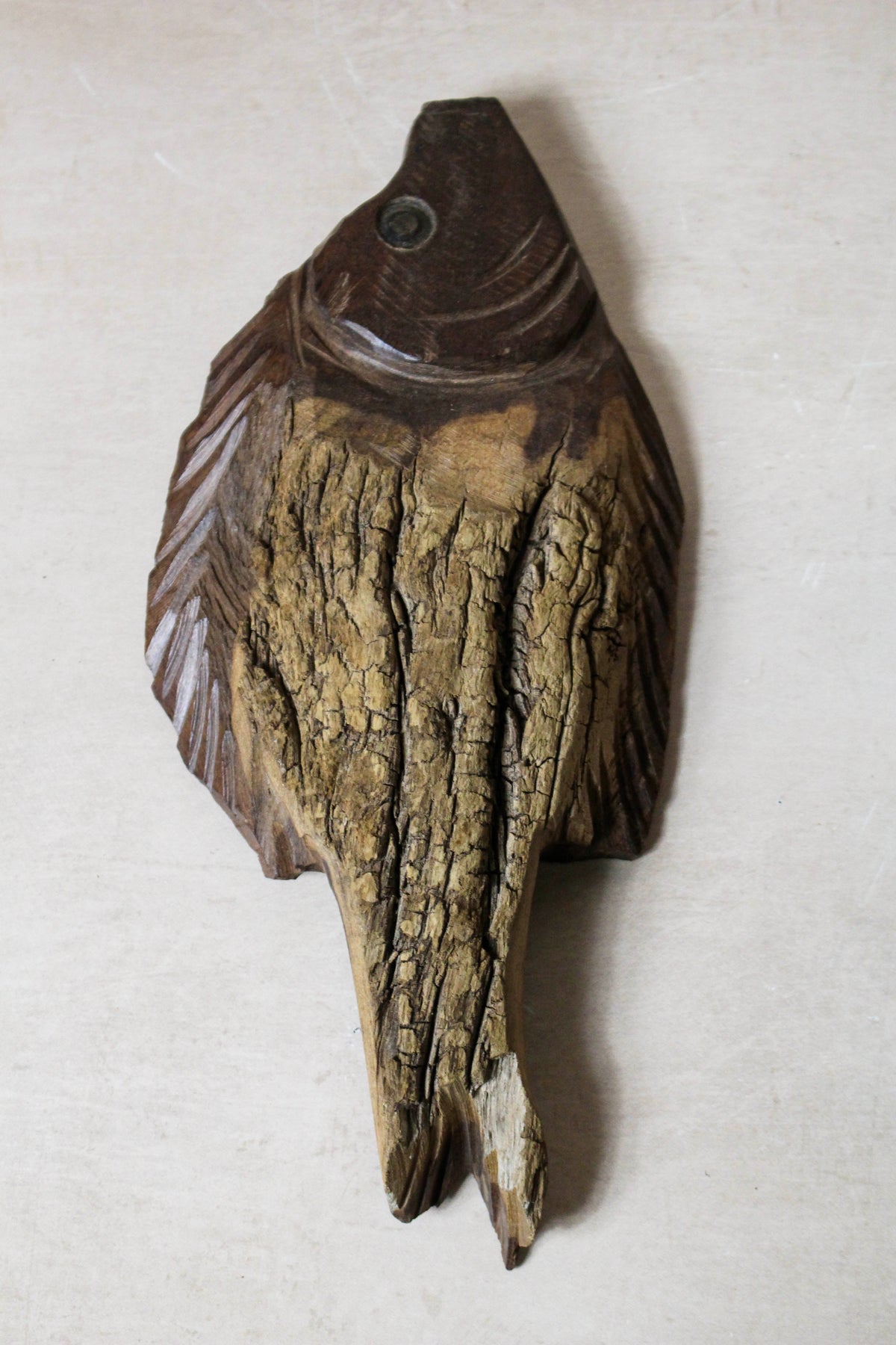 Driftwood Hand Carved Fish - 116.16
