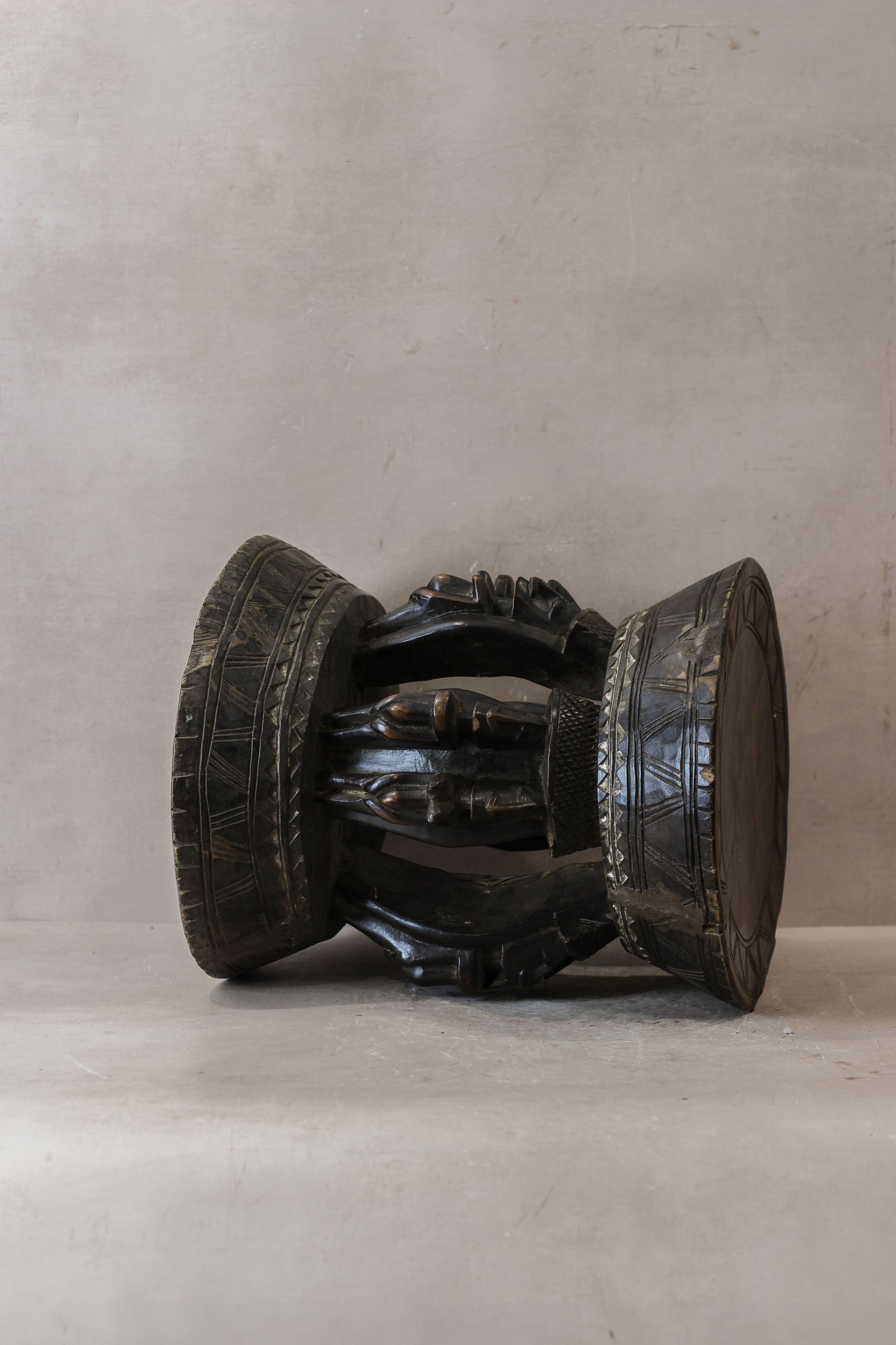 Vintage Baule Wood Side Table 85.2