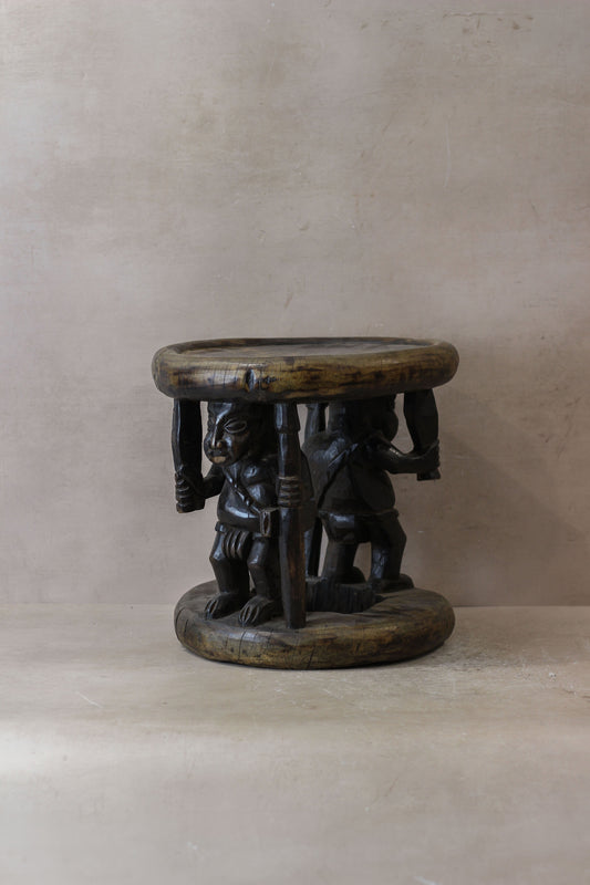 Vintage Baule Wood Side Table 85.4