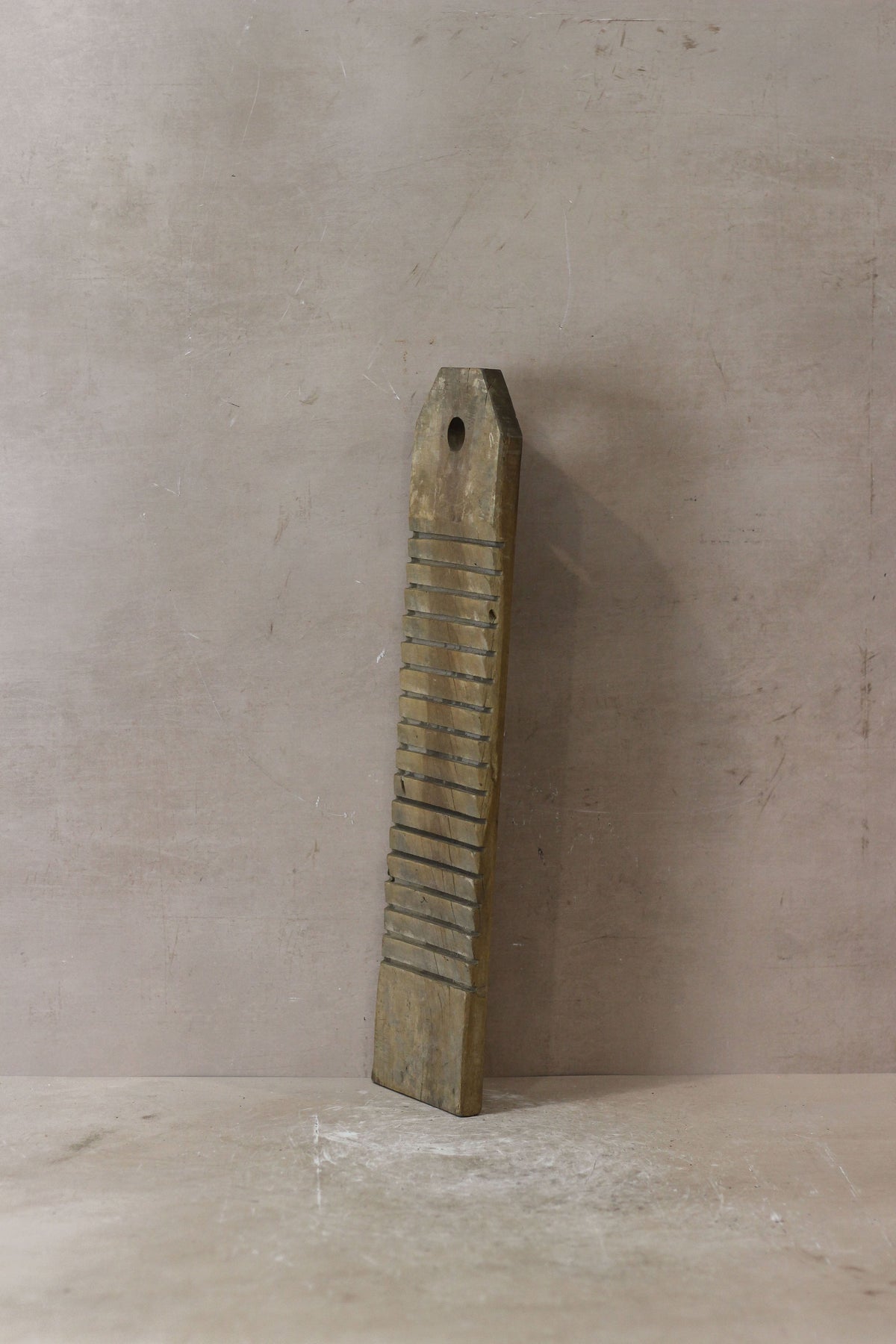 Vintage Elm Wooden Washboard - no 6