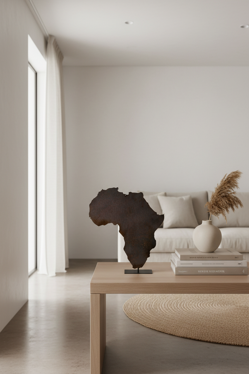 Rusted Map of Africa Large (77)