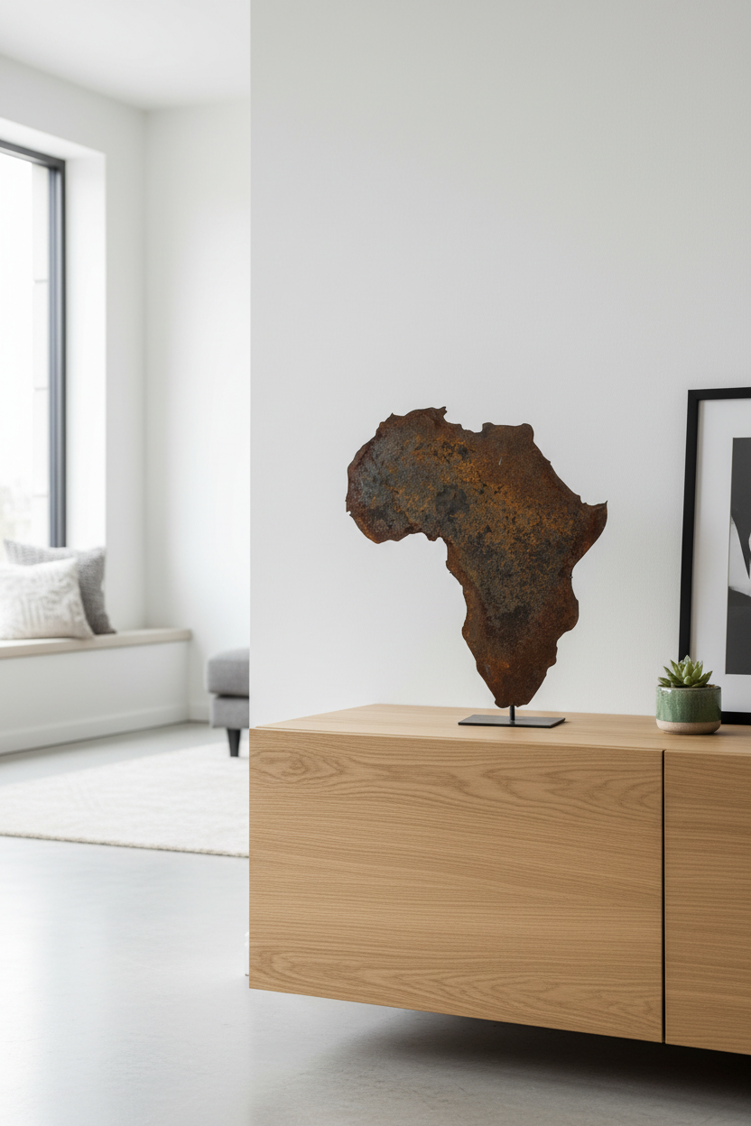 Rusted Map of Africa Small (76)