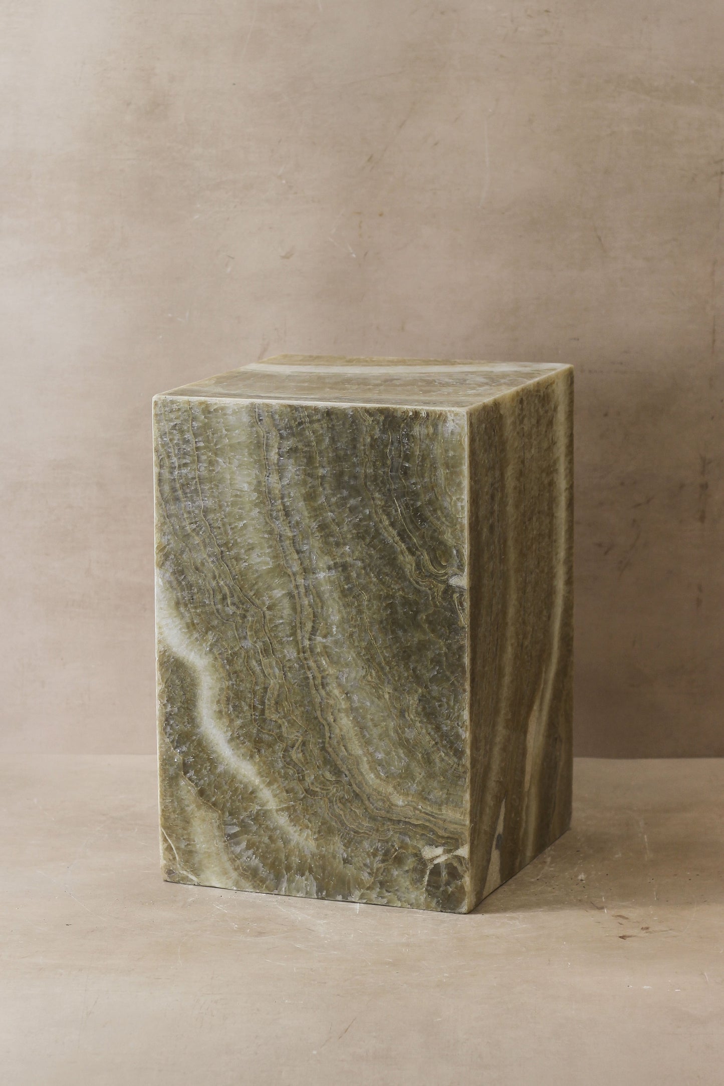 Onyx Side Table Pedestal - No 4