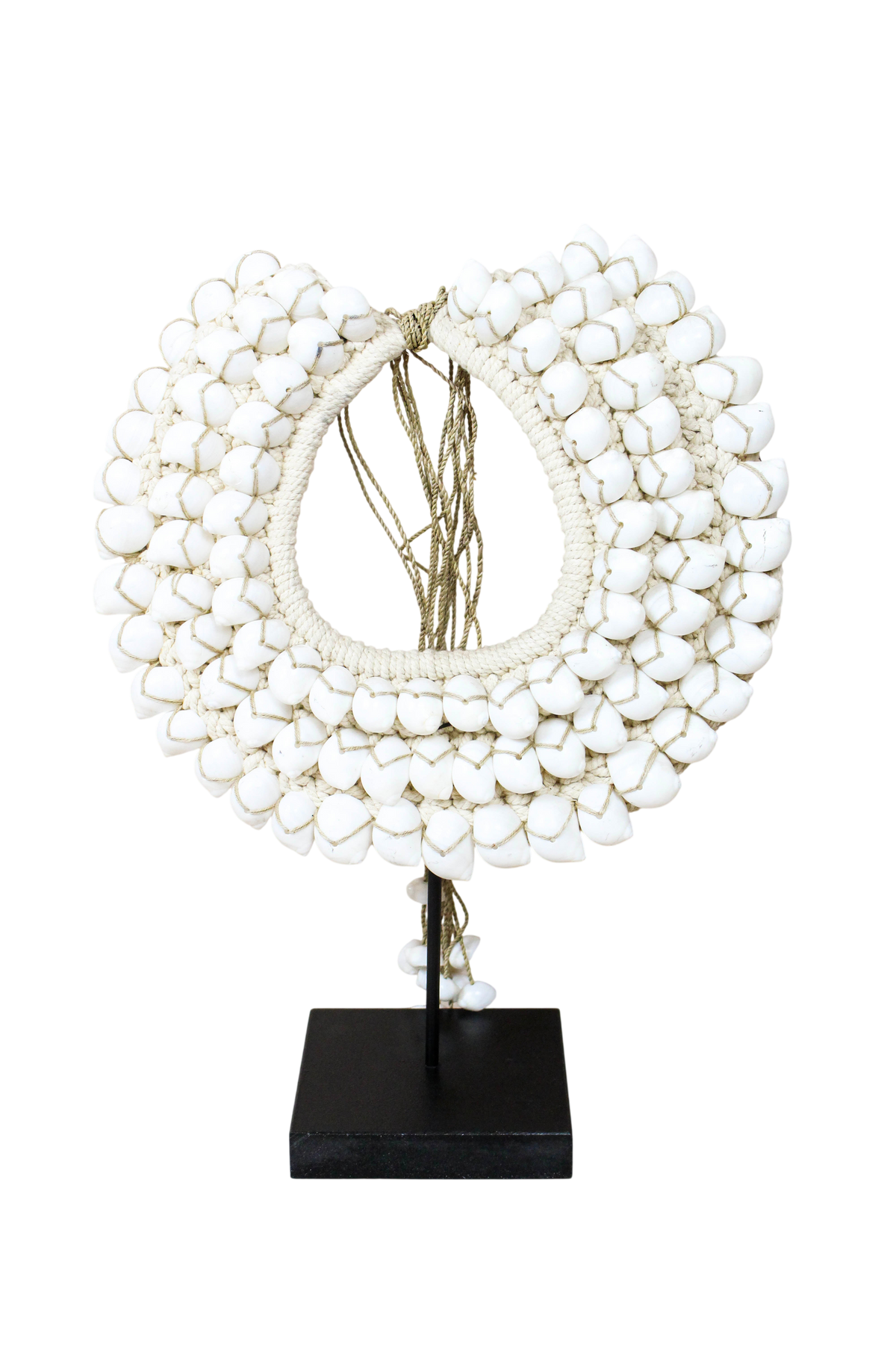Handmade White Shell Necklace 26.4