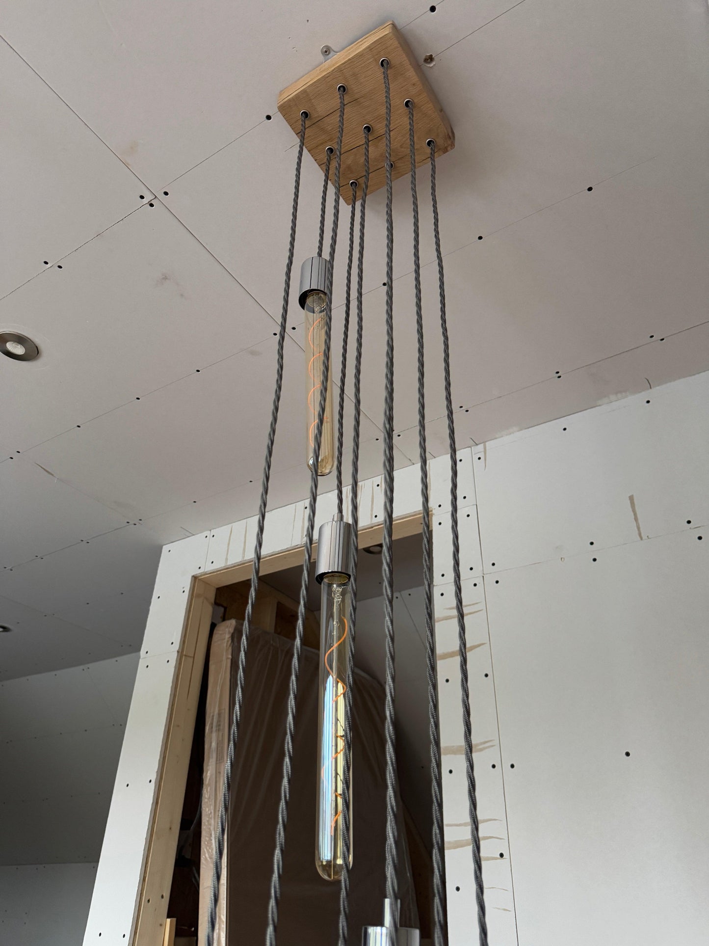 Cascade Chandelier Square 9 bulbs