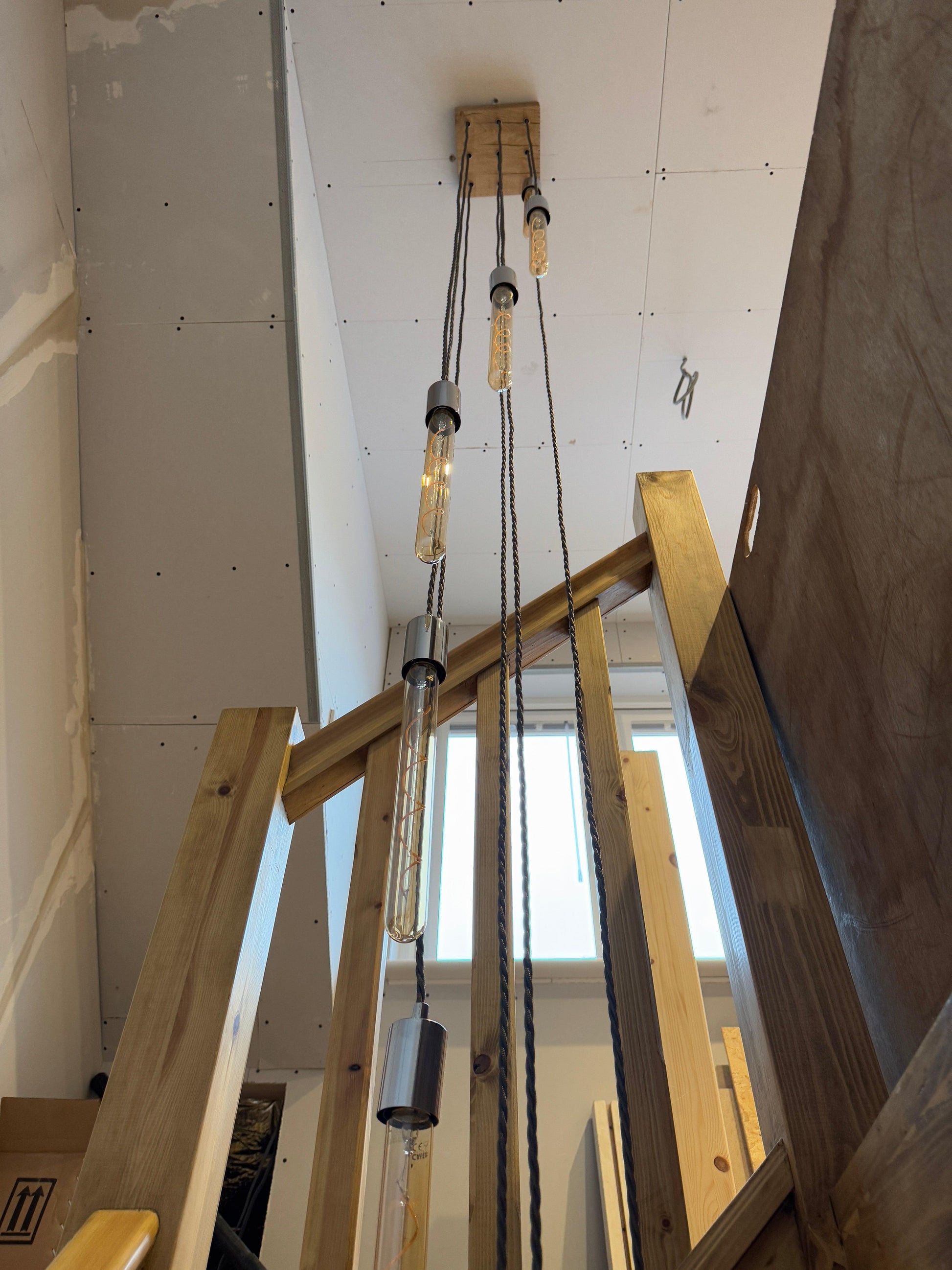 Cascade Chandelier Square 9 bulbs