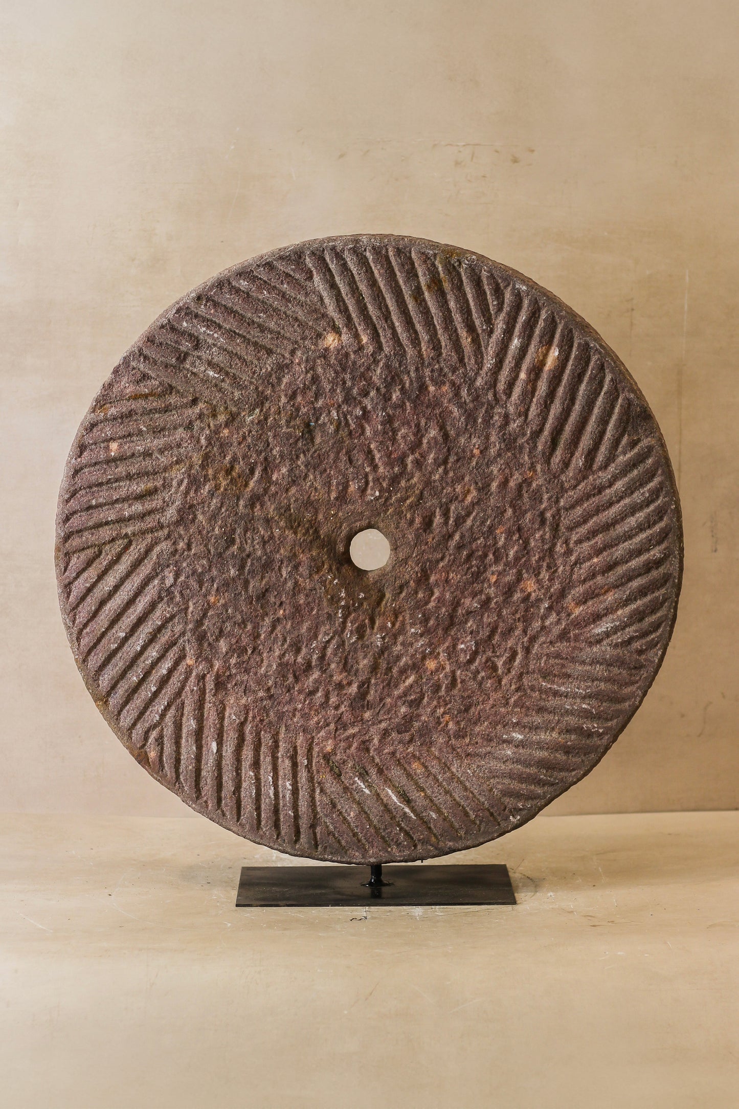 Antique Stone Grinding Wheel - 104.1