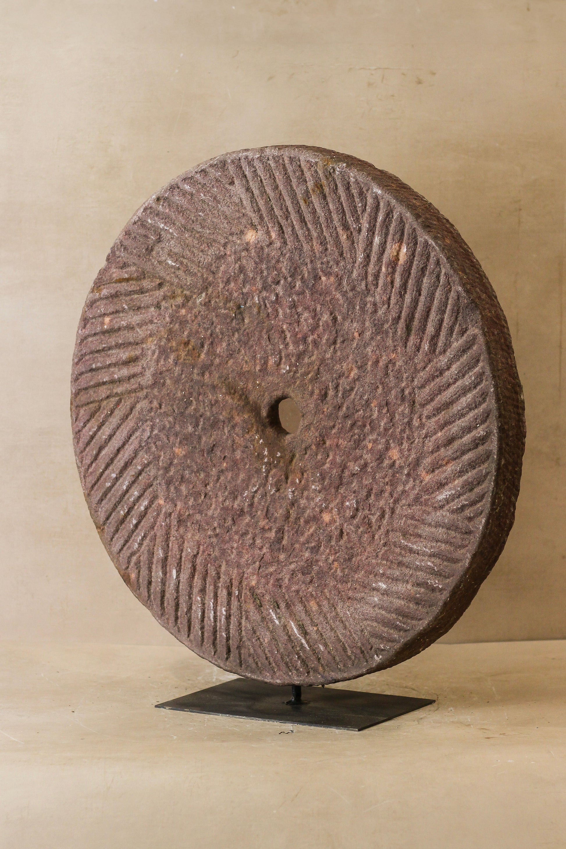 Antique Stone Grinding Wheel - 104.1