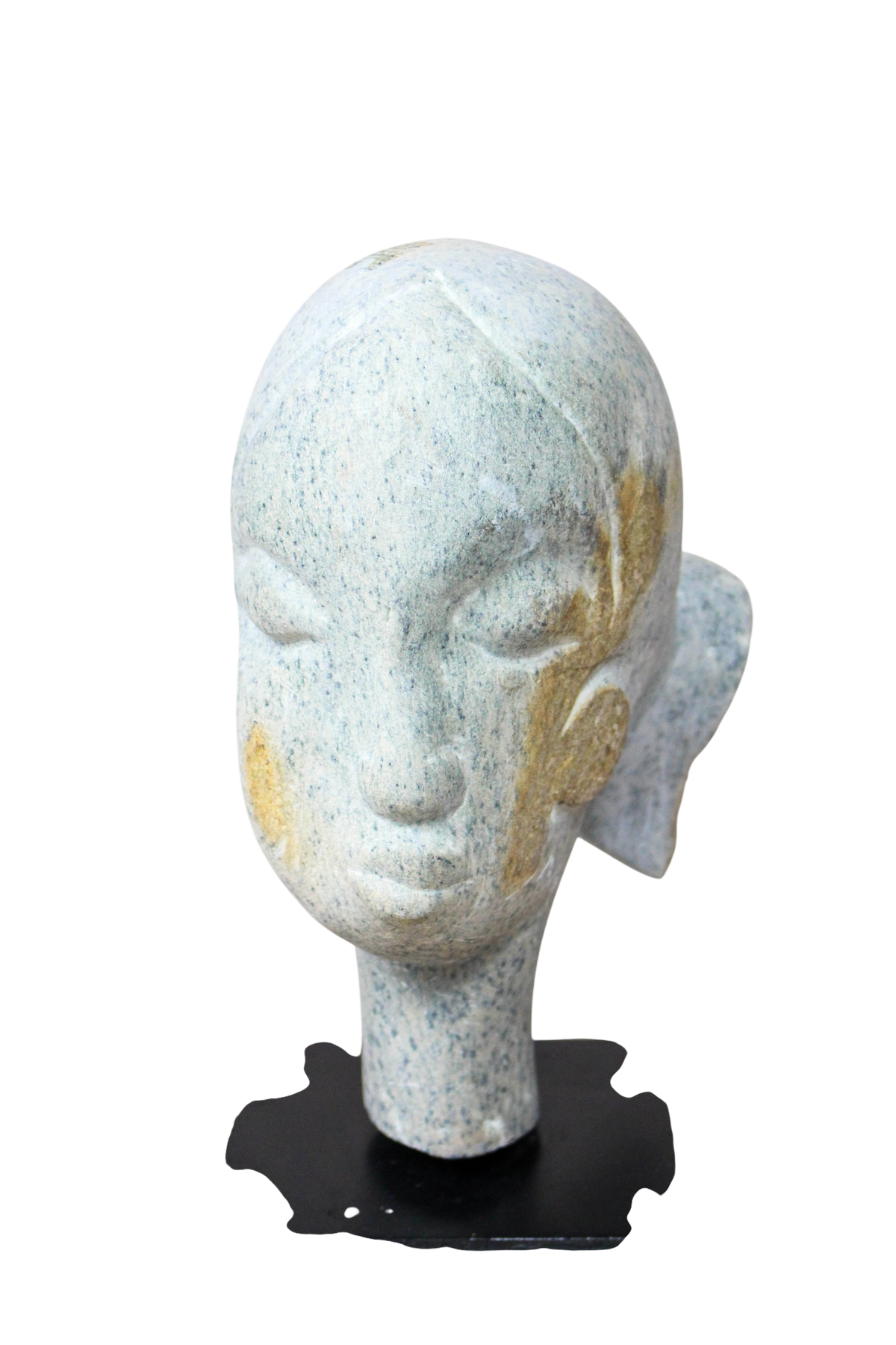 Stone head sculpture by Rizimu Chiwawa Zimbabwe 30.4