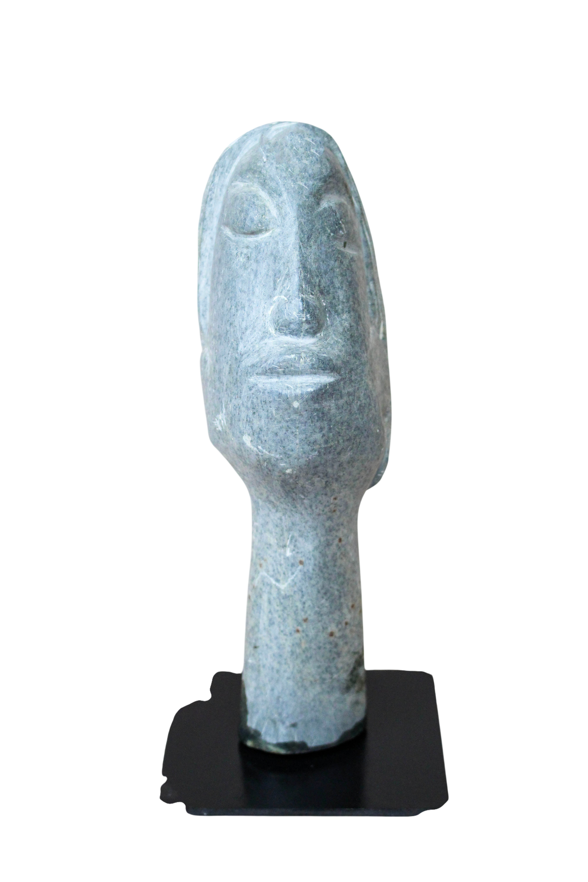 Stone head sculpture by Rizimu Chiwawa Zimbabwe 30.6