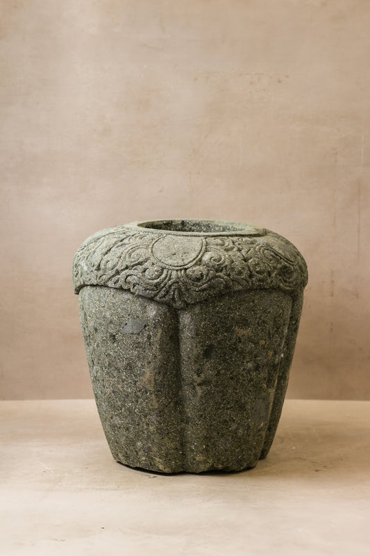 Vintage Decorative Stone Pot - No 1