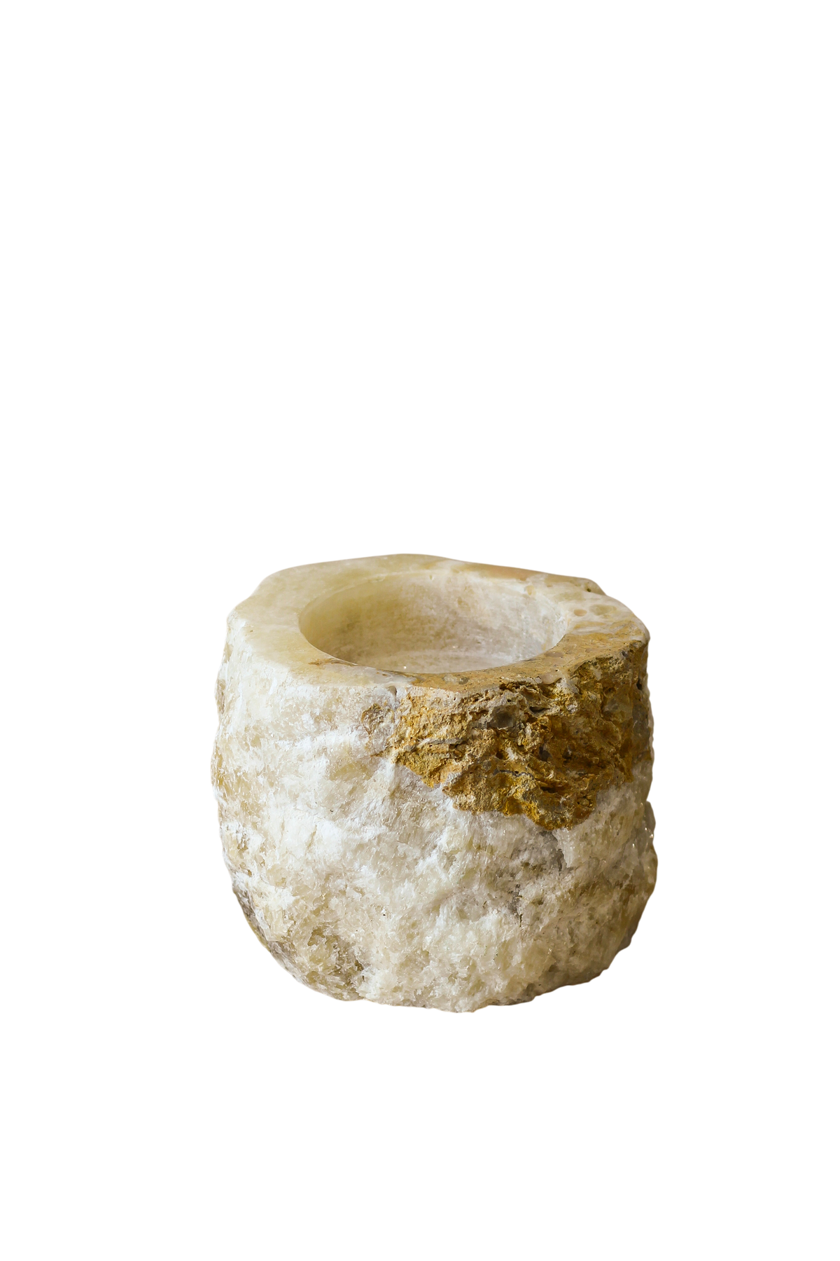 Rough Cut Onyx Candleholder XL 14.5
